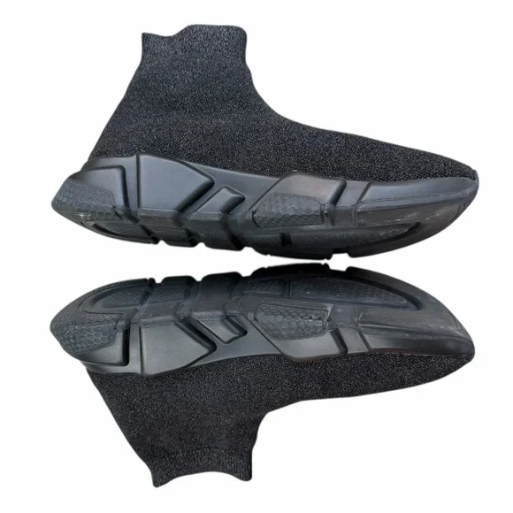 Balenciaga Speed Sneaker “Glitter Black” – Women’s Size 38 (US 8) - Picture 6 of 12